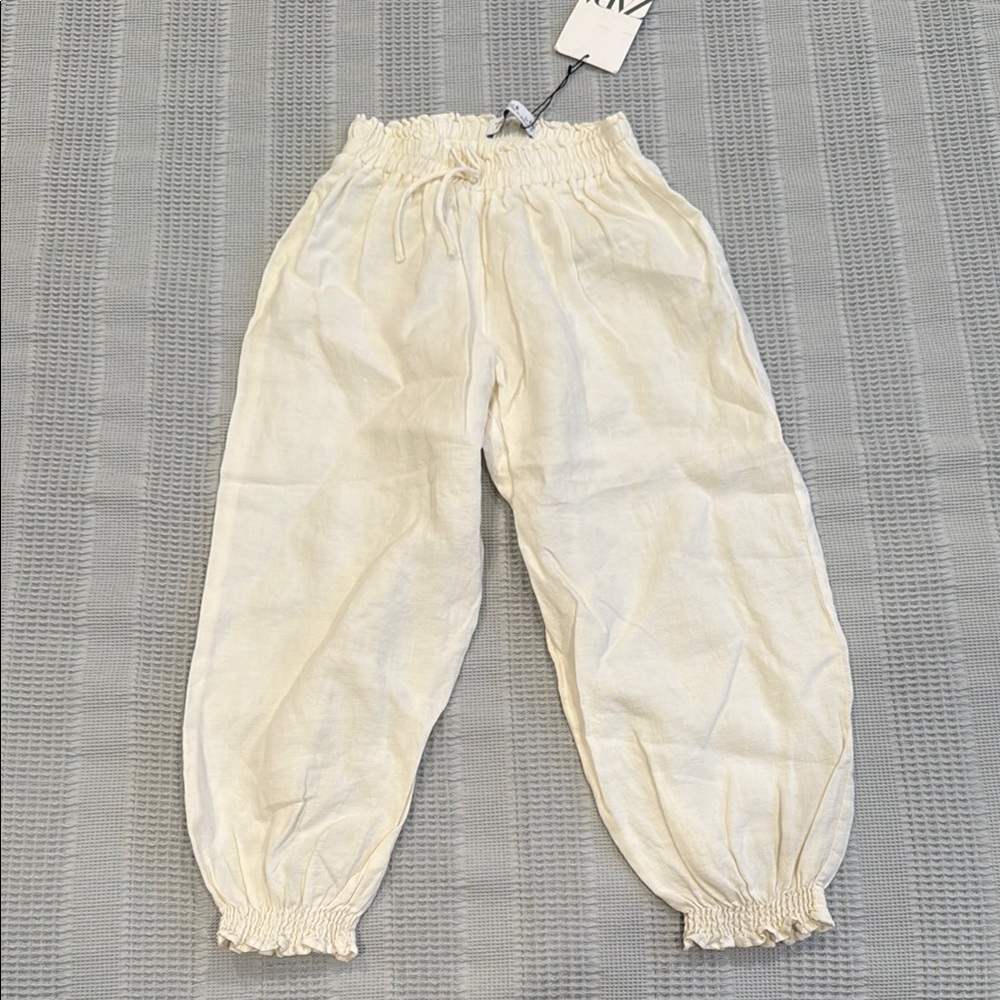 Zara Cream Kids Pants